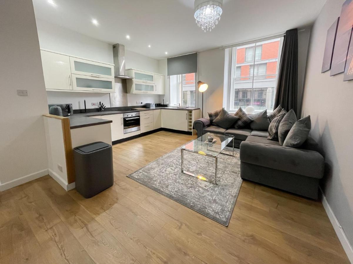 Exquisite 2Br Flat Near Central Train Station Glasgow Eksteriør billede